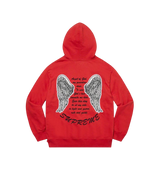 Supreme Angel Hoodie Red