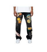 EPTM Patchwork Black Denim