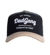 Dad Gang Black/Tan Brim Hat