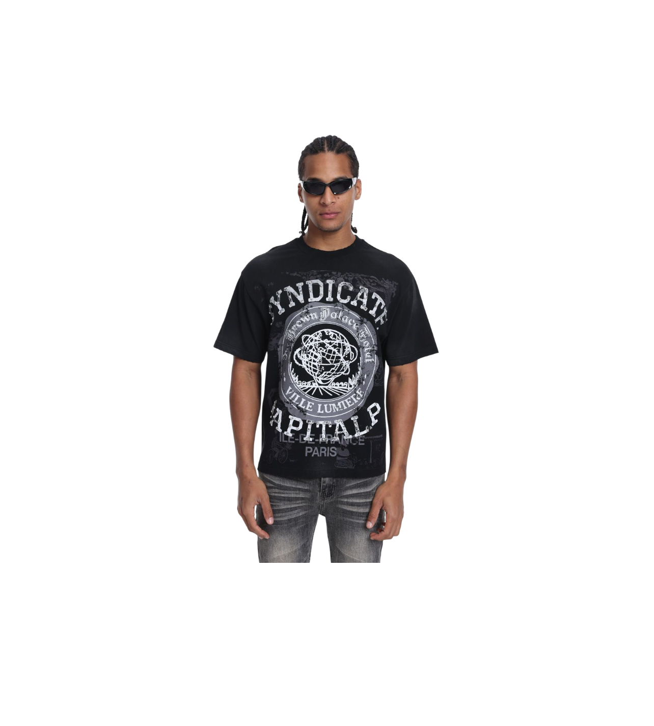 Syndicate Capital P Tee Black