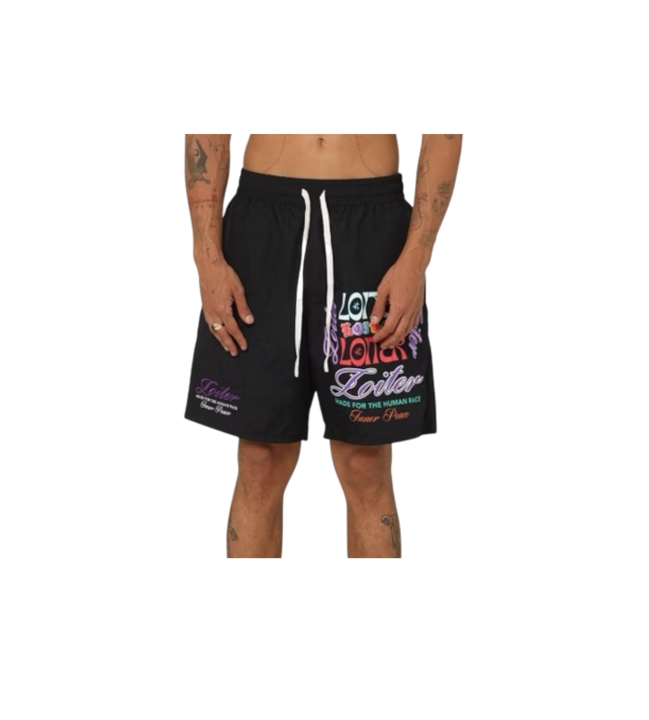 Loiter Black Shorts Small