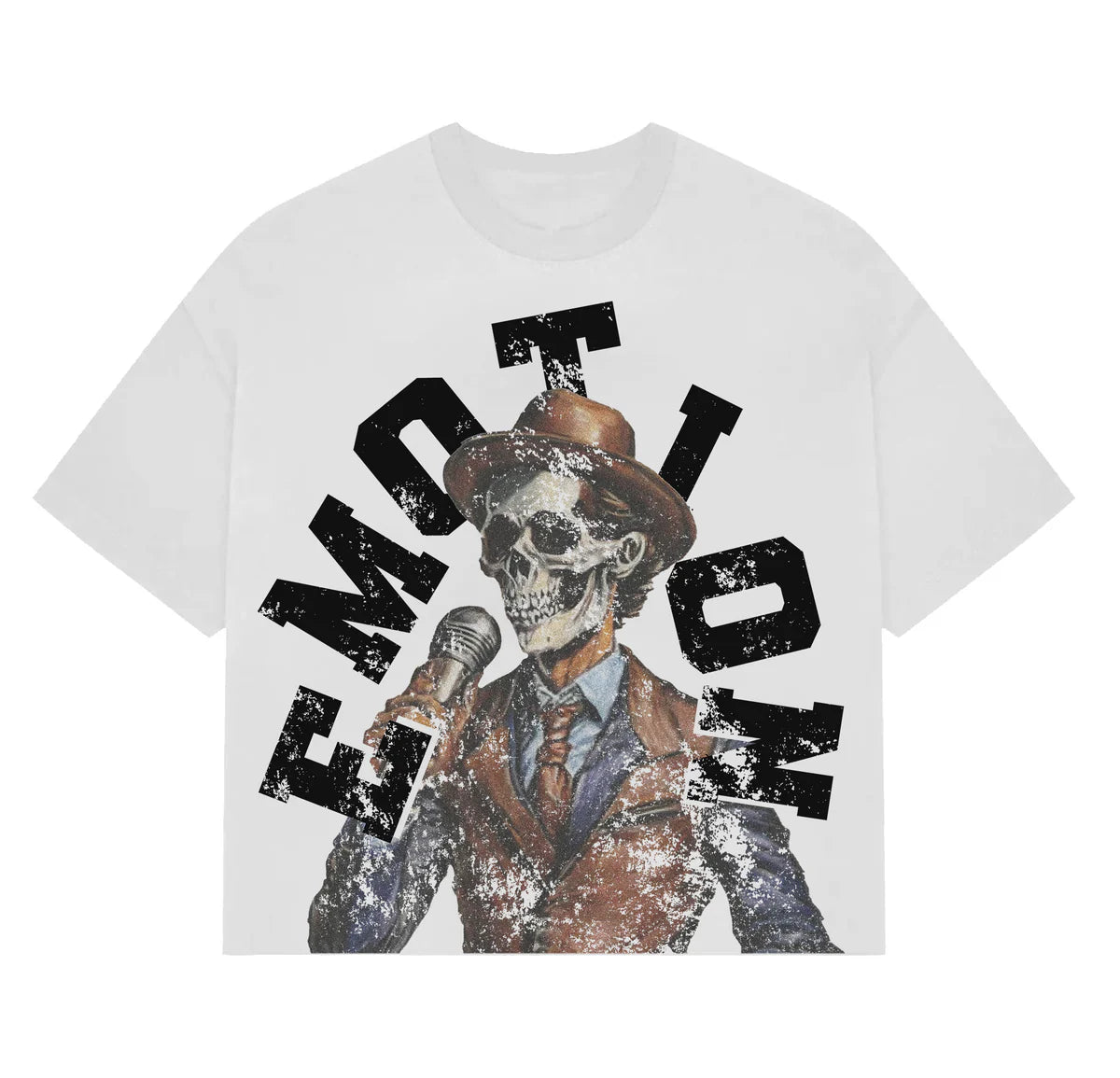 Mixed Emotions Singer Tee White