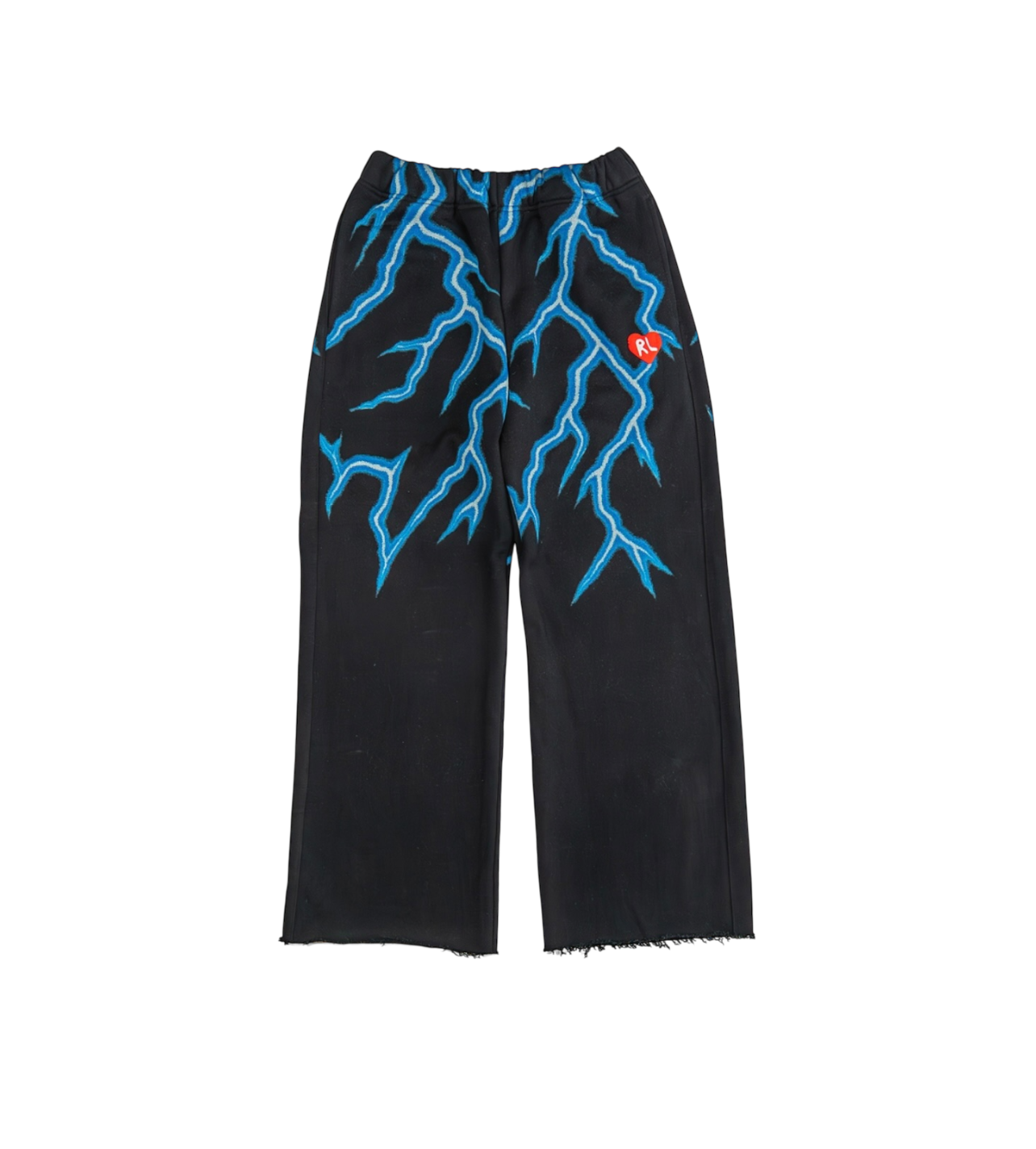 Red Letters Race To Jesus Black Sweatpants