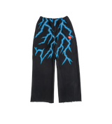 Red Letters Race To Jesus Black Sweatpants