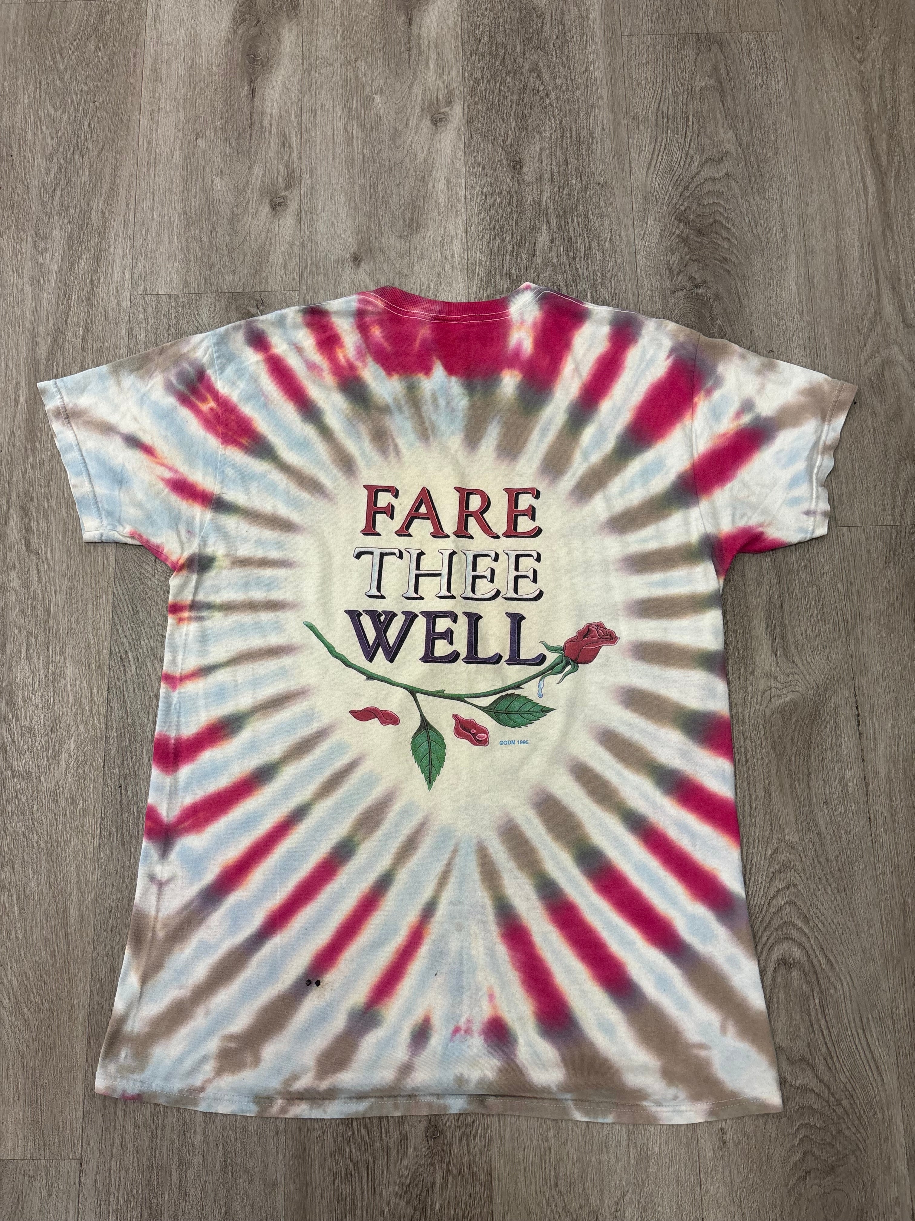 1995 Grateful Dead Fare Thee Well Tee Large (SC 7891)