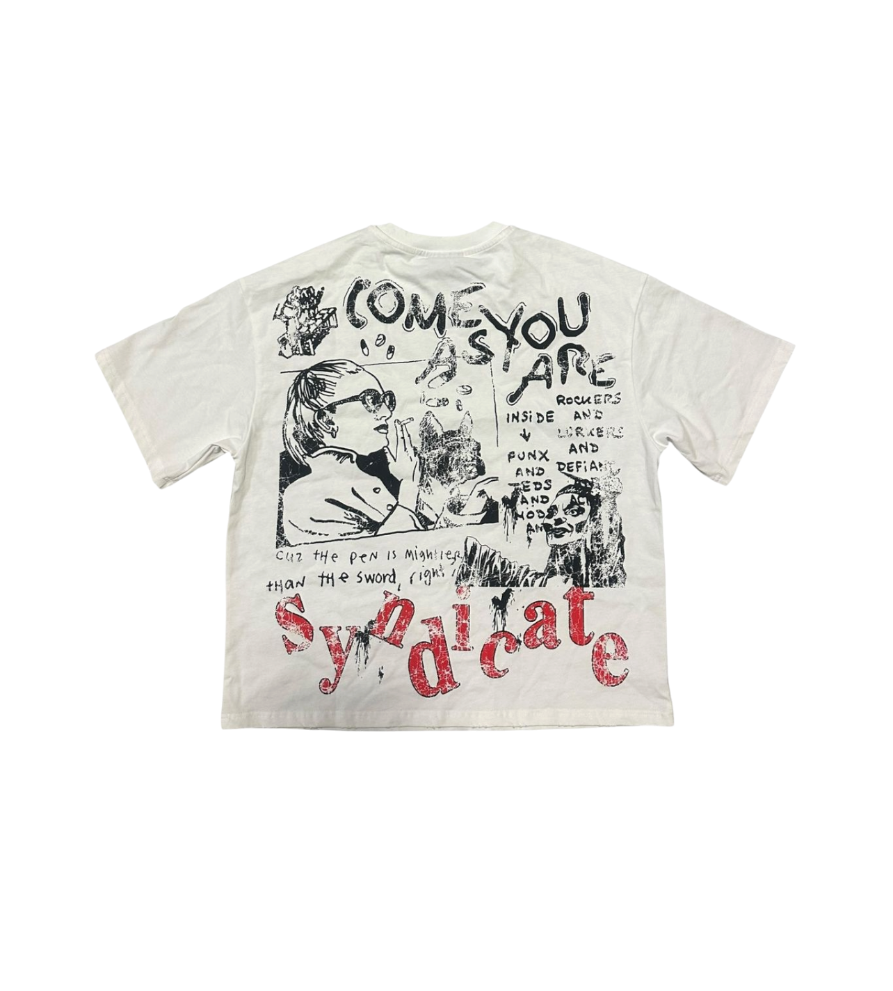 Syndicate Hope Thrashed Tee Red