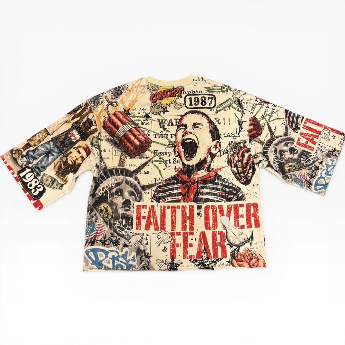 Concept “Over Fear” AOP Tee