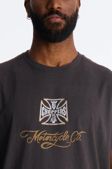 WCC Cut Off Moto Club Grey Tee
