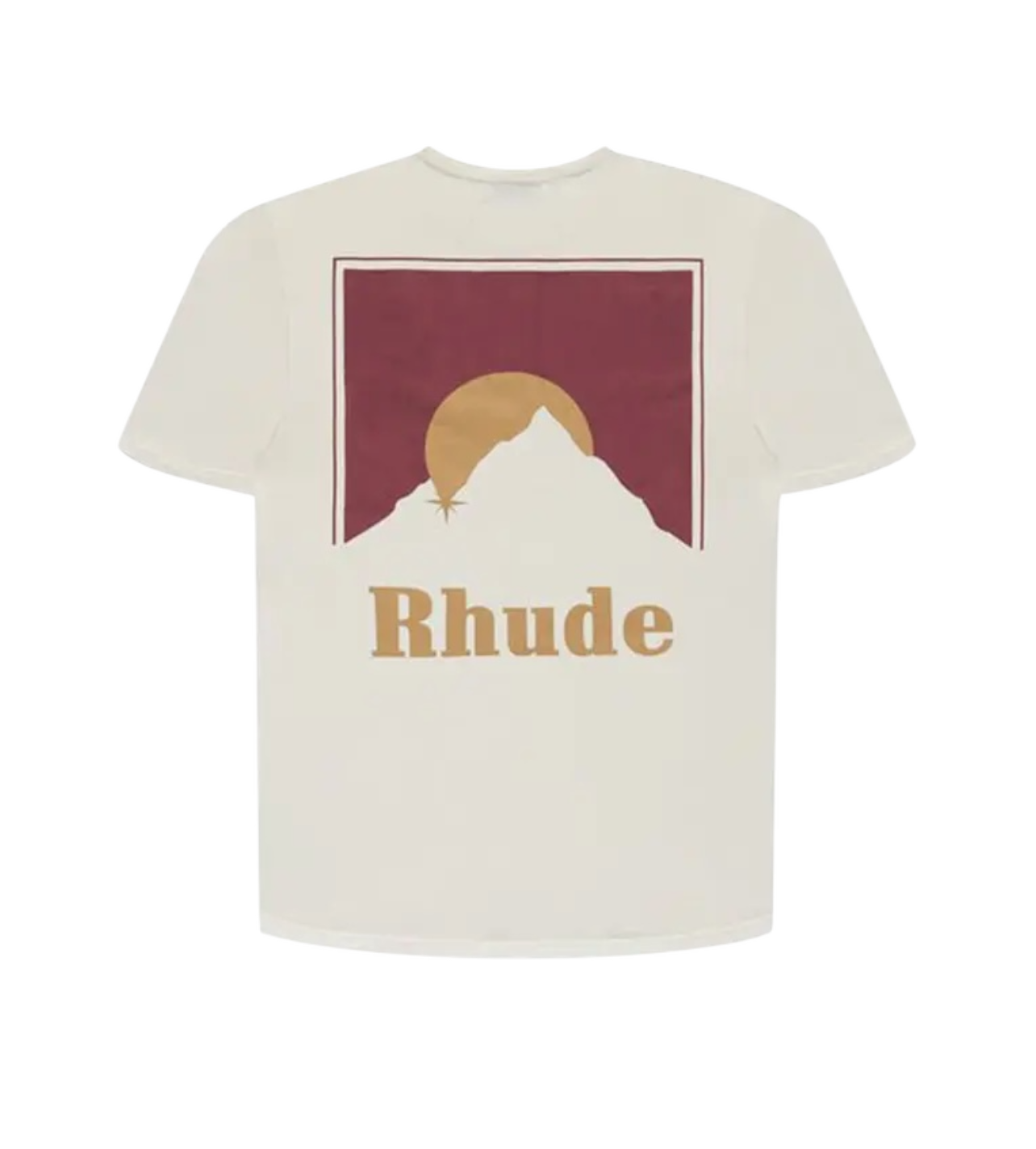 Rhude Mountain Tee Cream