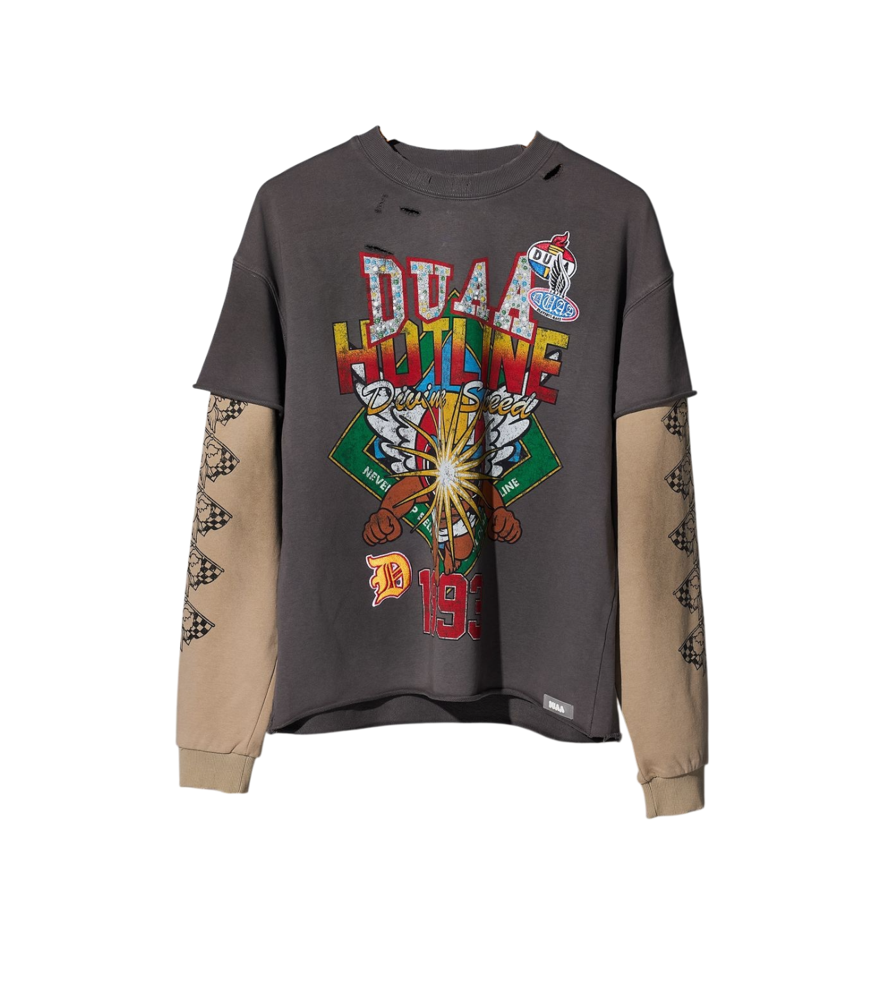 DUAA Devine L/S Tee Grey