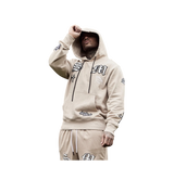 Saint Morta Patchwork Hoodie Tan