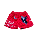 Angel Made Shorts Red
