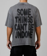 Loiter Vintage Fade Undone Tee Grey