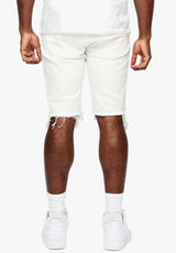 ANOM Denim Shorts Lagoon White