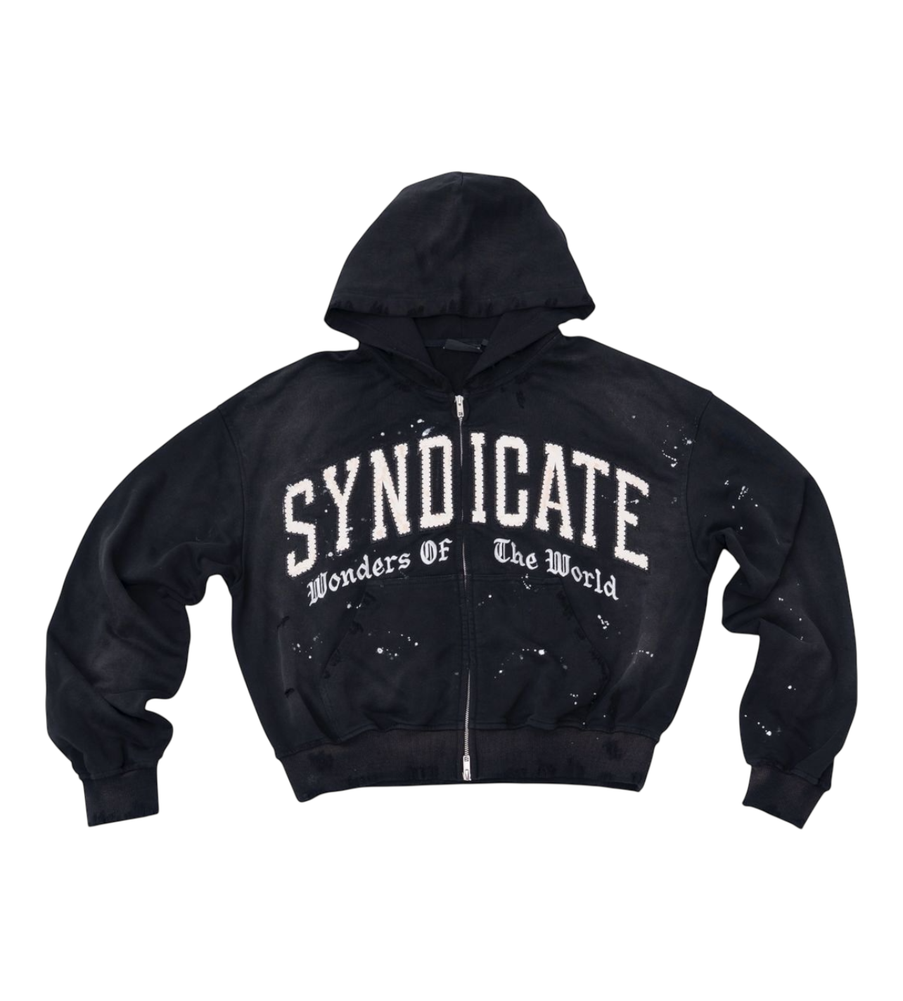 Syndicate “Wonders” Zip Up Black