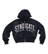 Syndicate “Wonders” Zip Up Black