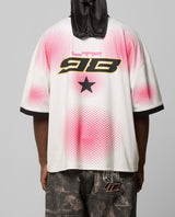 Loiter Moto Jersey White/Pink