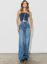 Vibrant Boyfriend Jean Medium Wash