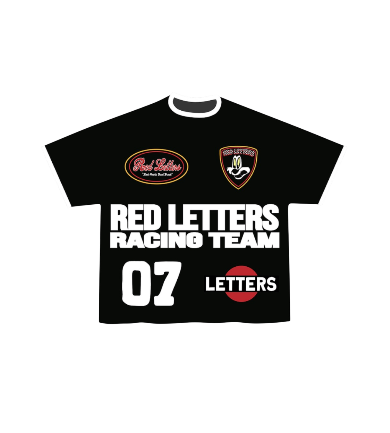 Red Letters Pit Crew Tee