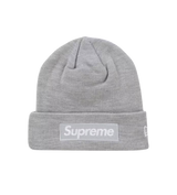 Supreme X New Era Beanie Box Logo Grey