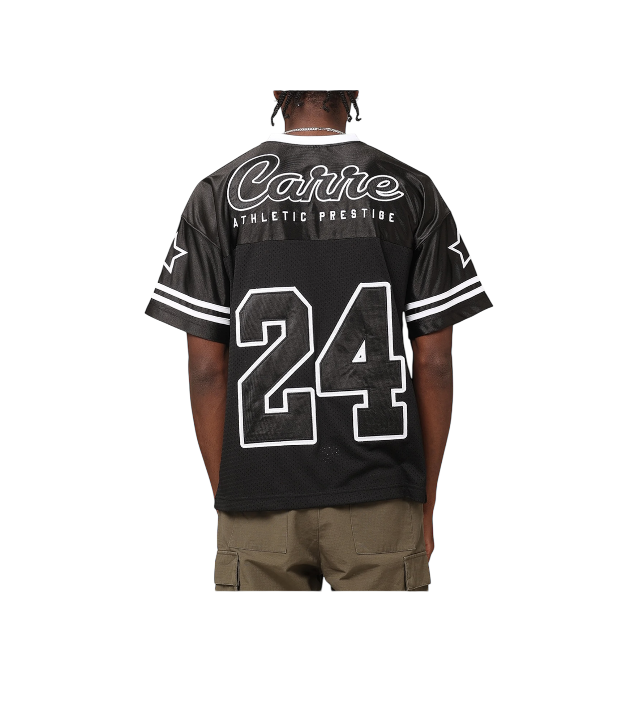 Carre Jersey Black/White