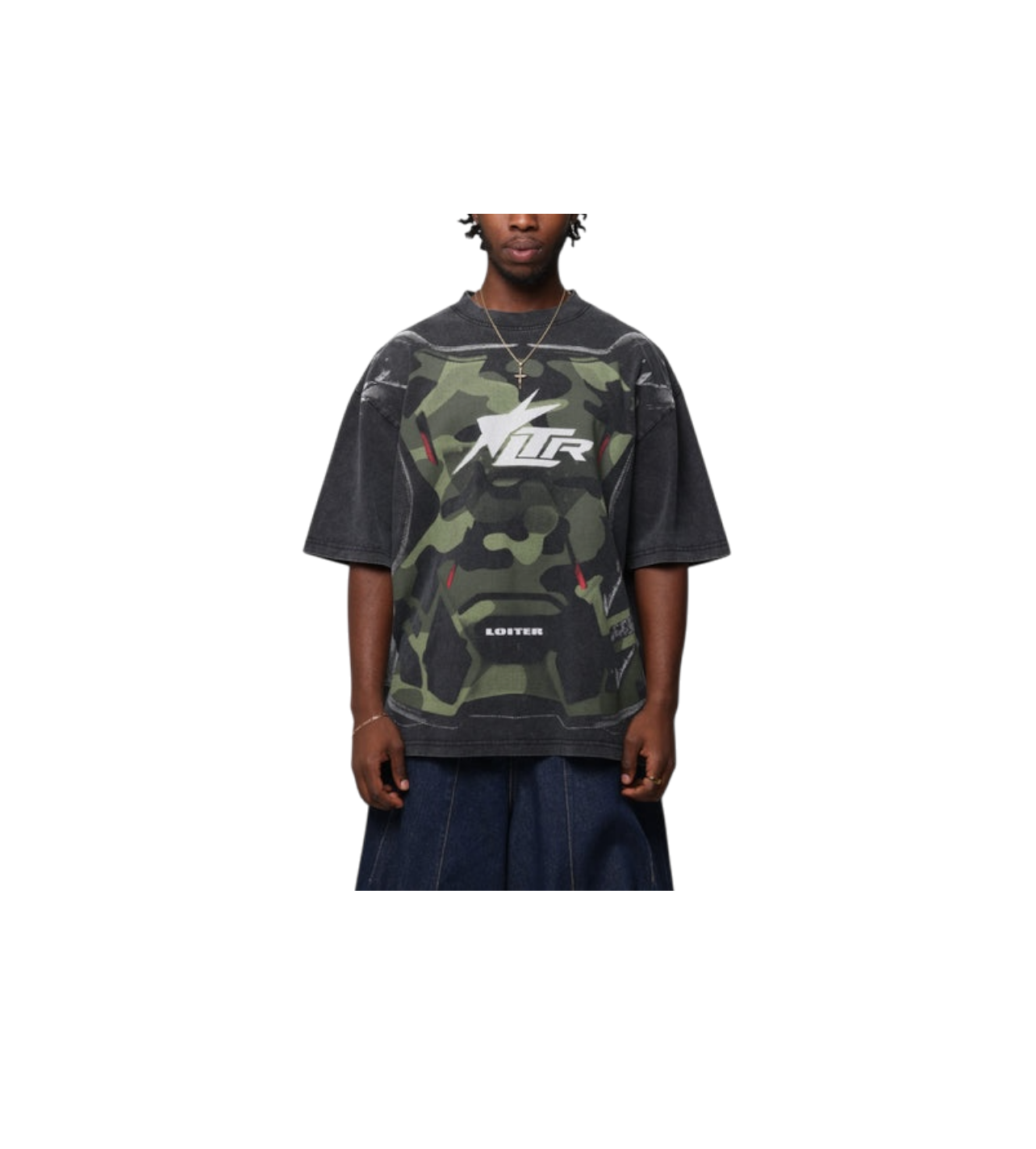 Loiter Moto Camo Tee