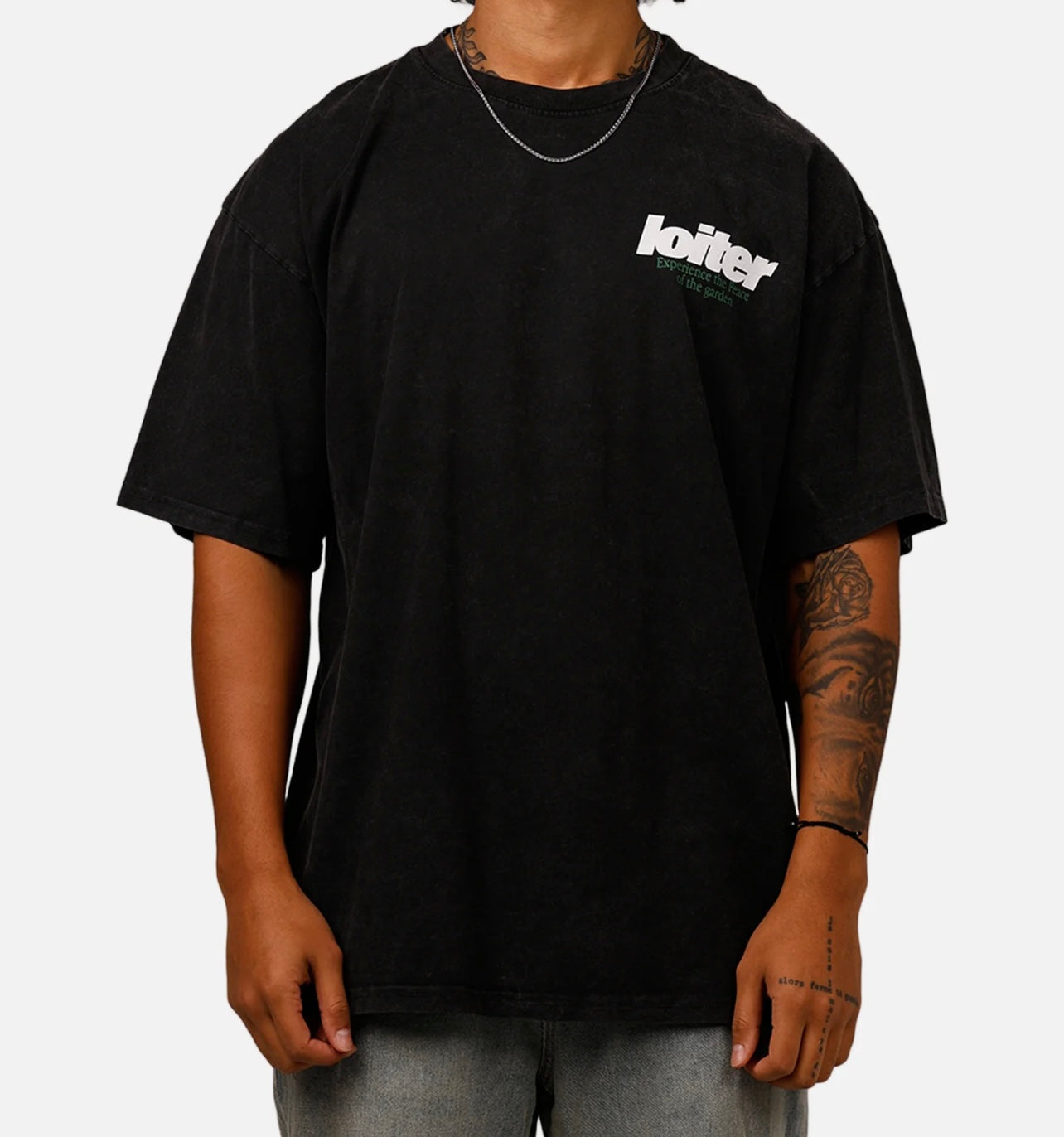 Loiter Bonsai Black/White Tee