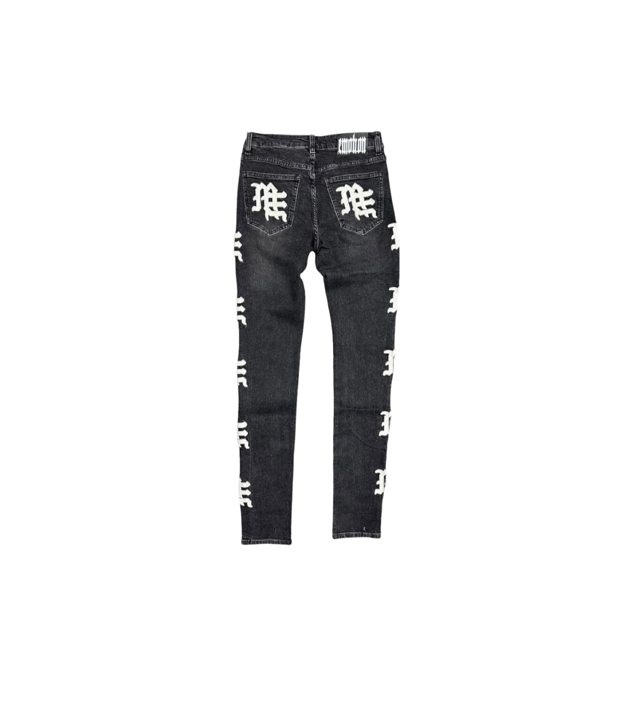 Mixed Emotions “ME” Logo Denim Black