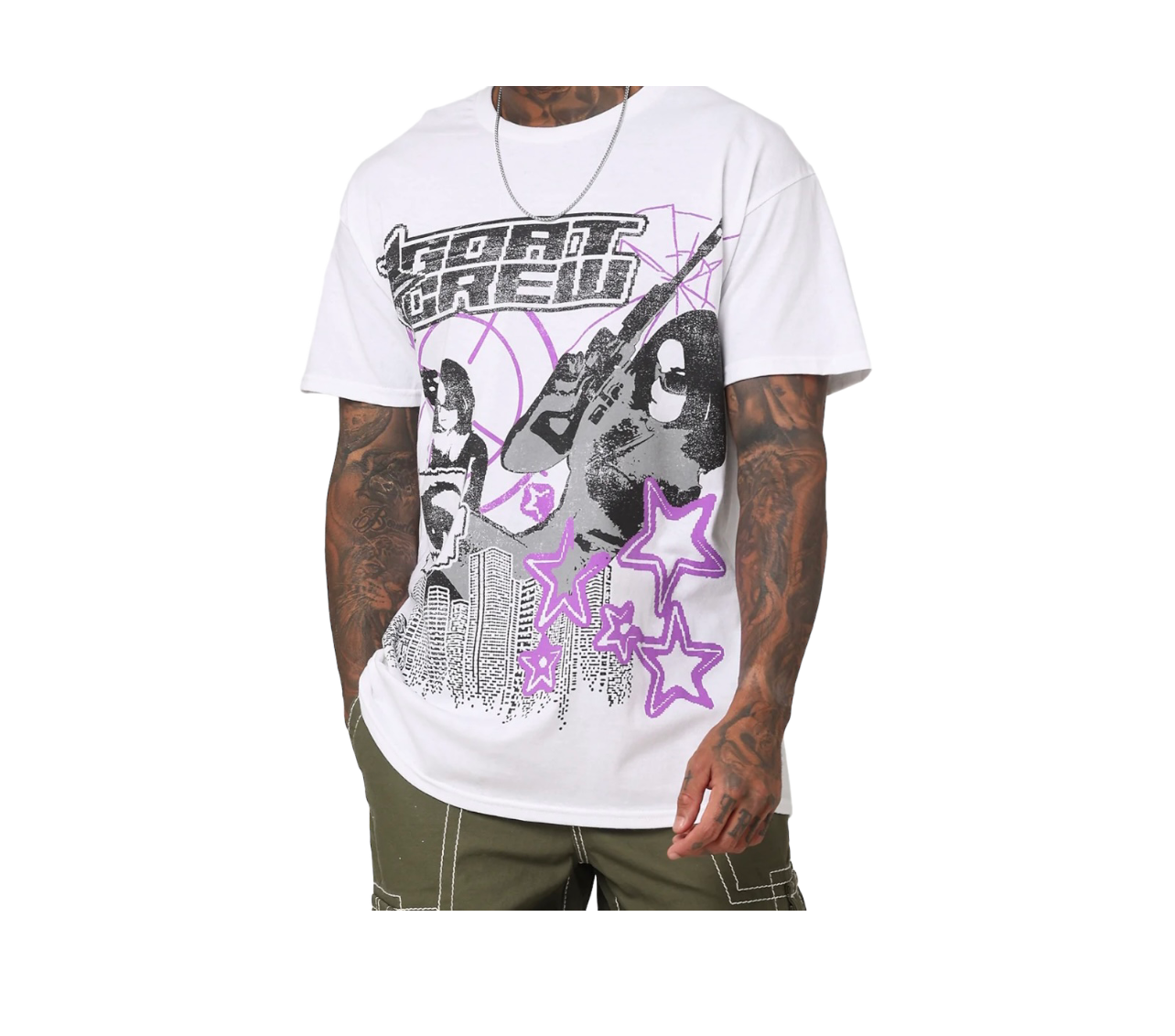 Y2K Gamer Girl Tee White