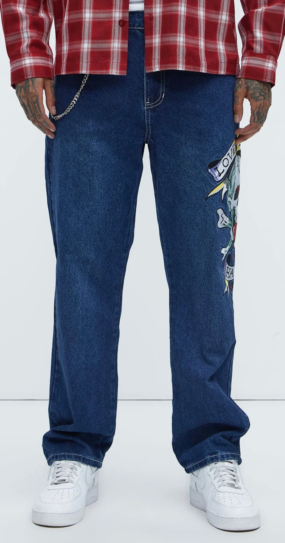 Ed Hardy Skull Dark Denim