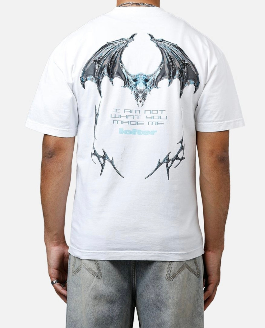 Loiter Chrome Angel Tee White