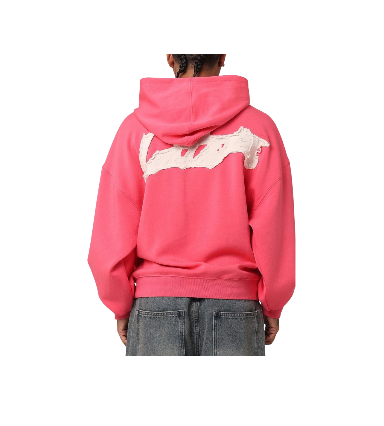 Loiter Pink Stitch Premium Hoodie