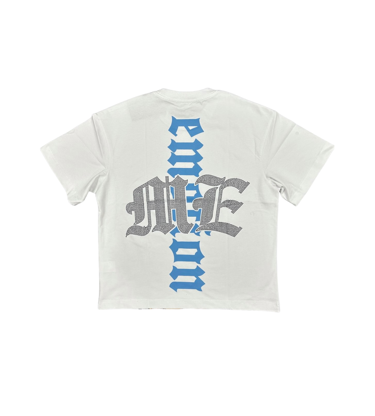 Mixed Emotion White Angel Rhinestone Tee