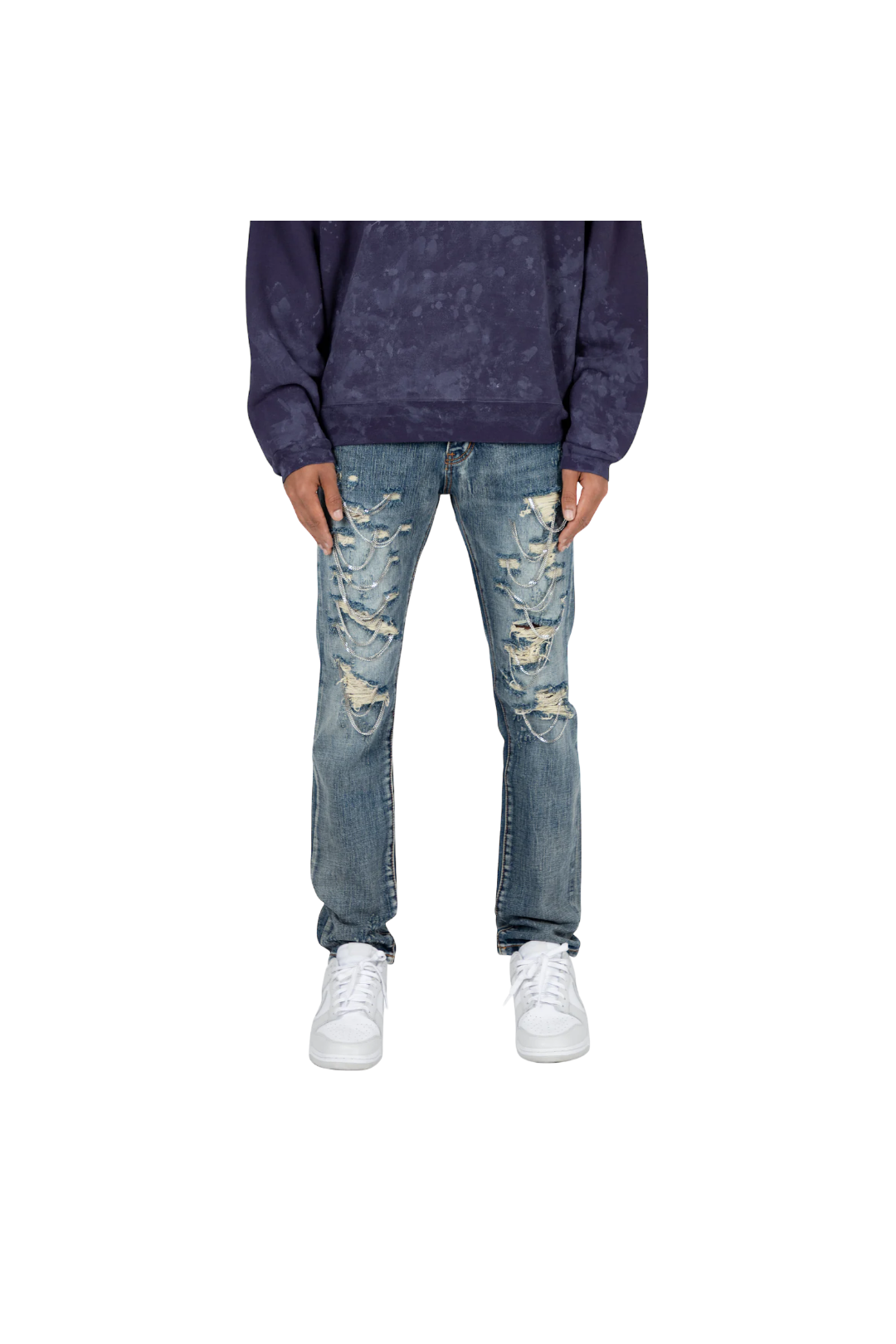 MNML Chain Denim Wash Jeans