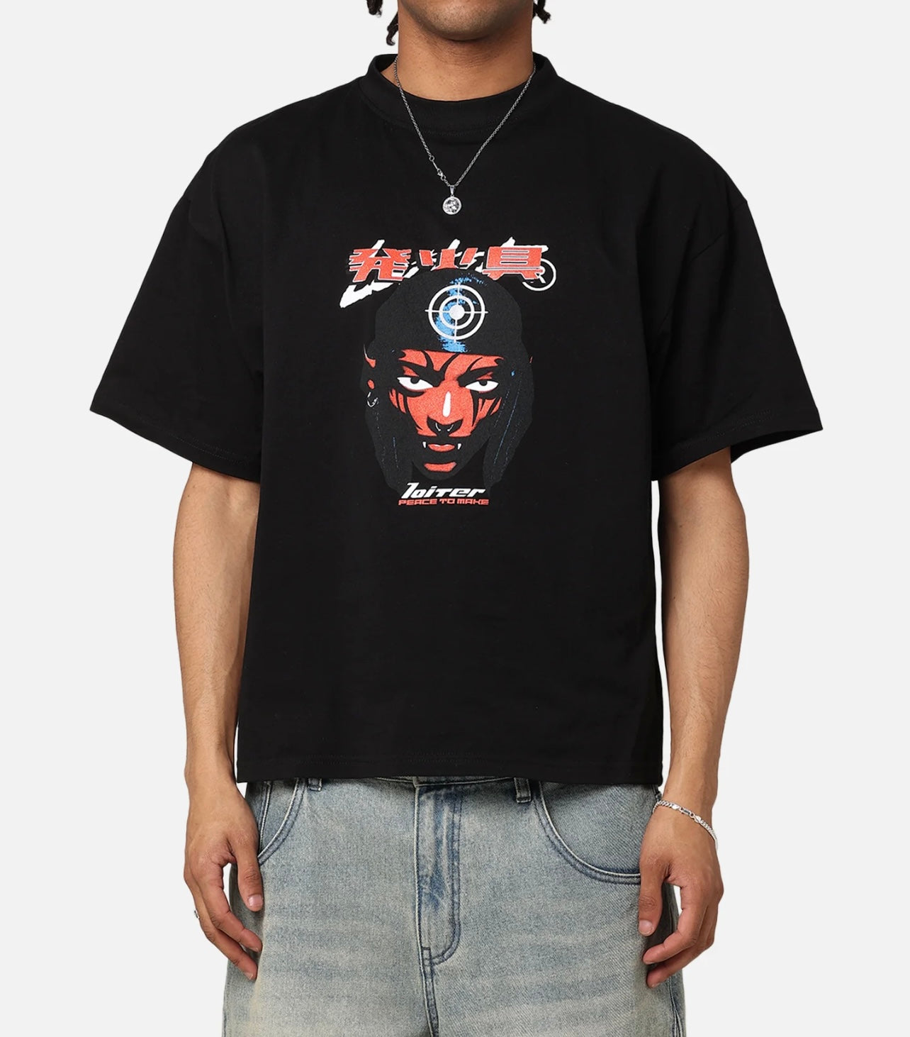 Loiter I Wish Love Tee Black