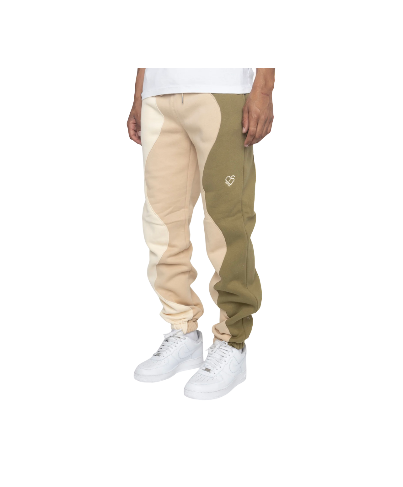 EPTM Split Sweatpants Green/Tan