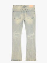 Silent Chapters Stacked Denim Vintage Wash
