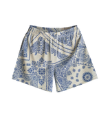 Bravest Studios Paisley Shorts Blue/White