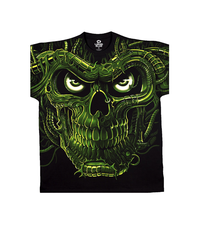 LB Green Skeleton Tee