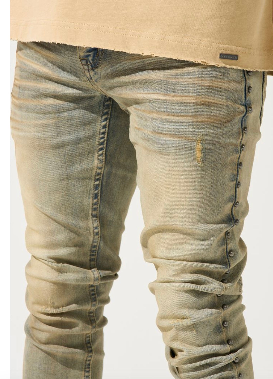 Serenede “EXO” Stud Jeans