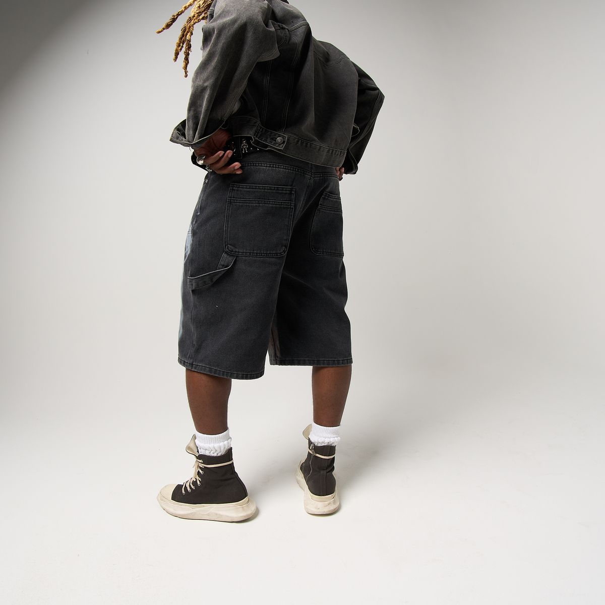 DUAA Mirror Denim Shorts