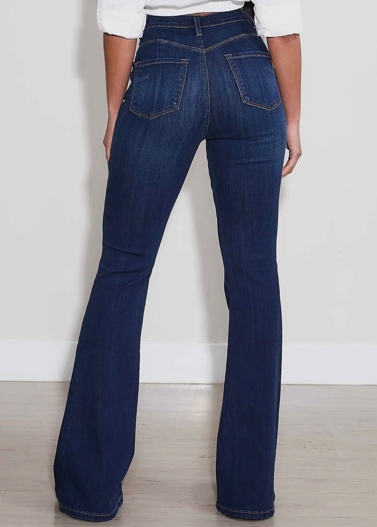 Vibrant Dark Stone Boot Cut Denim