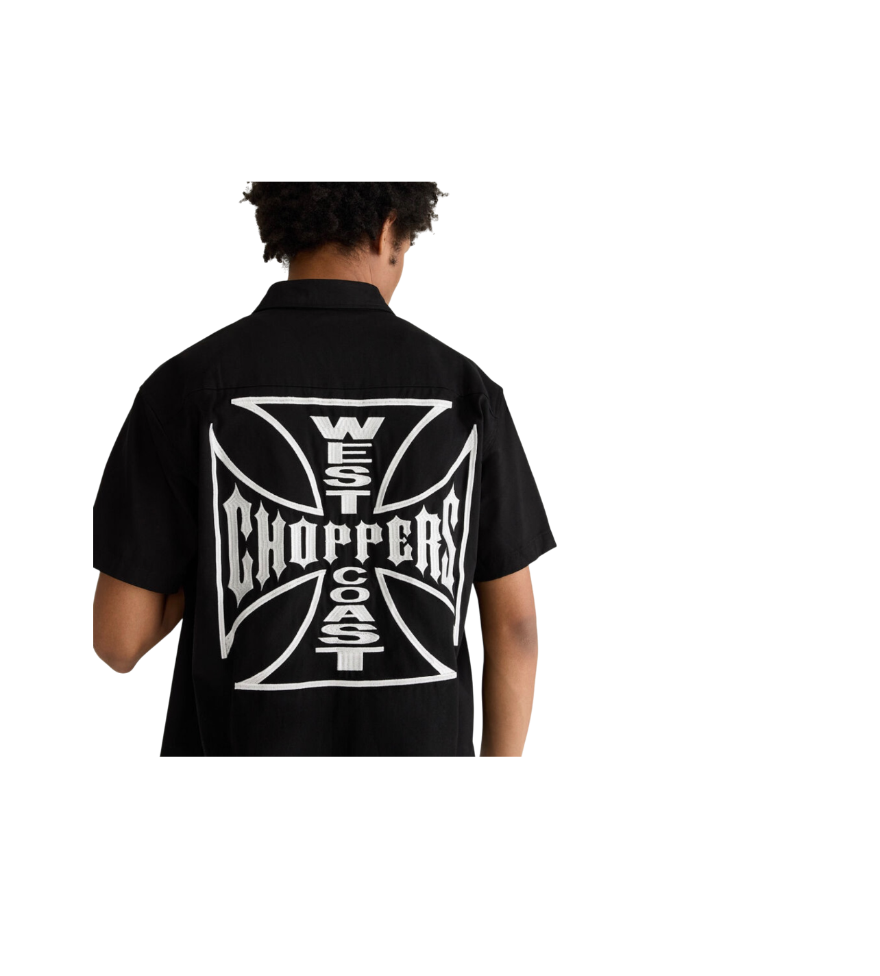 WCC Classic Button Up Tee Black