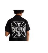 WCC Classic Button Up Tee Black