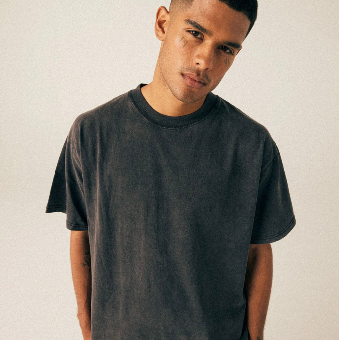 CC Premium Vintage Wash Black Tee