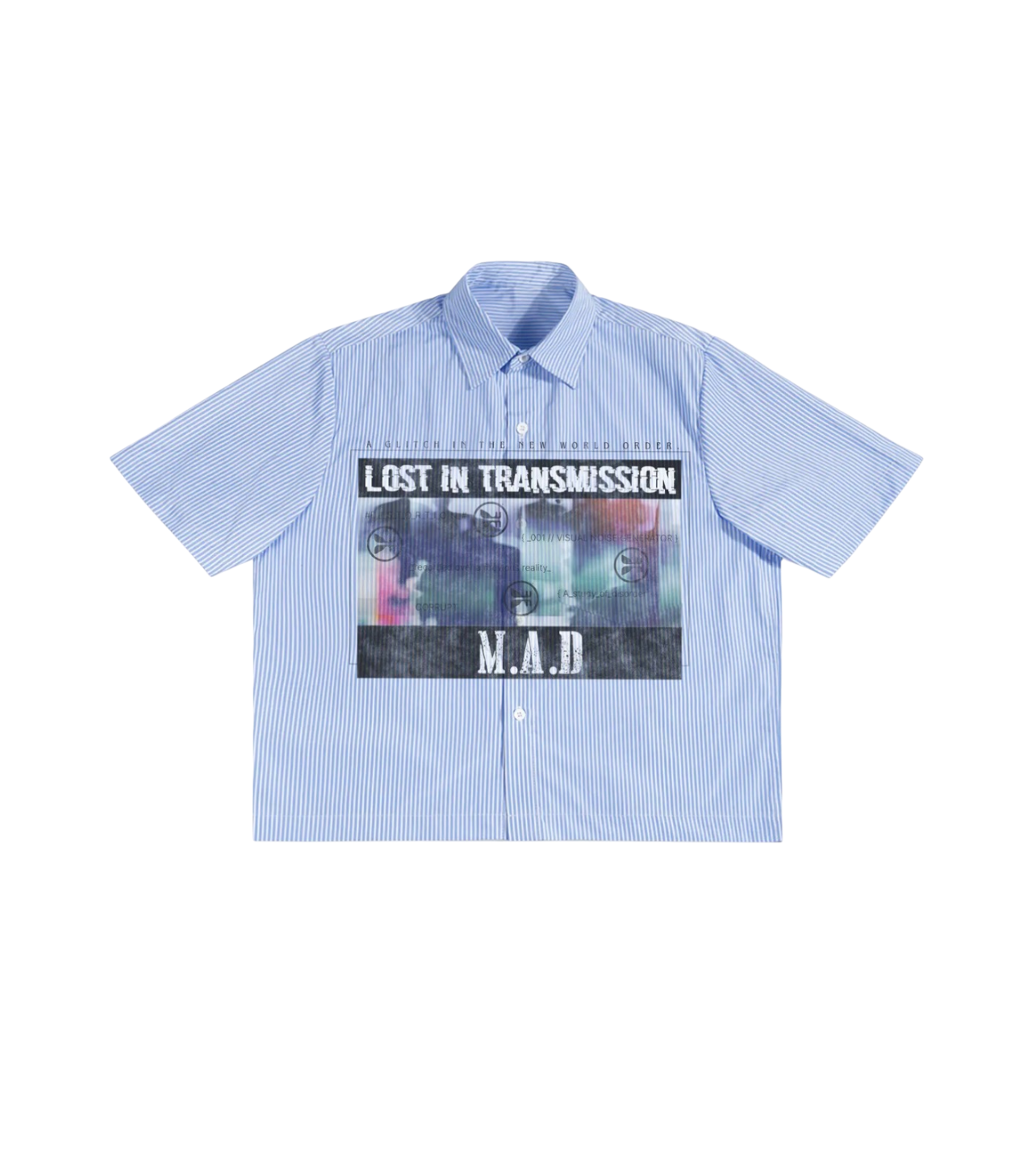 Madness “Transmission” Button Up Blue