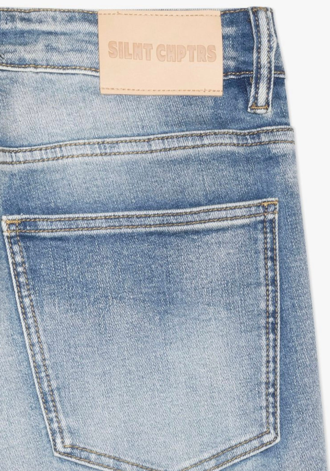 Silent Chapters Blue Wash Stacked Denim