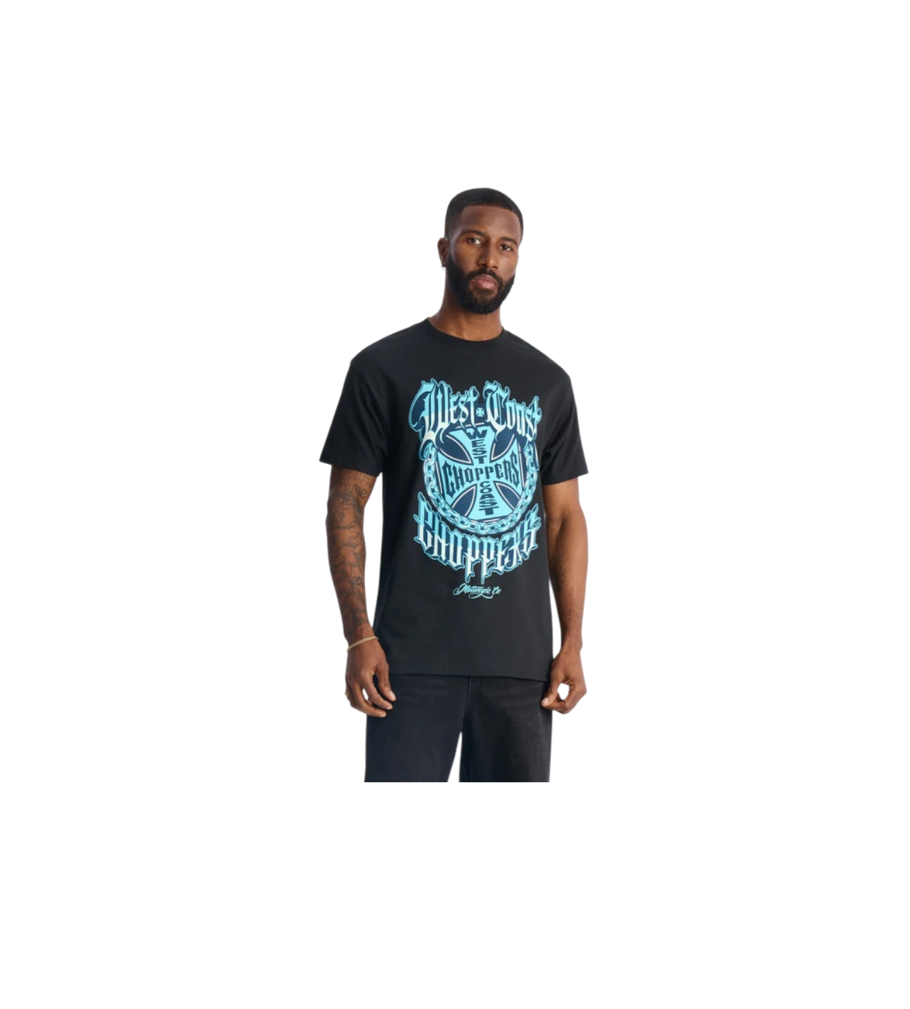 WCC Tee Blue/Black Chain