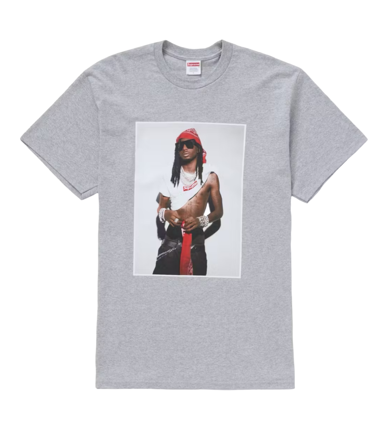 Supreme Playboi Carti Tee Grey