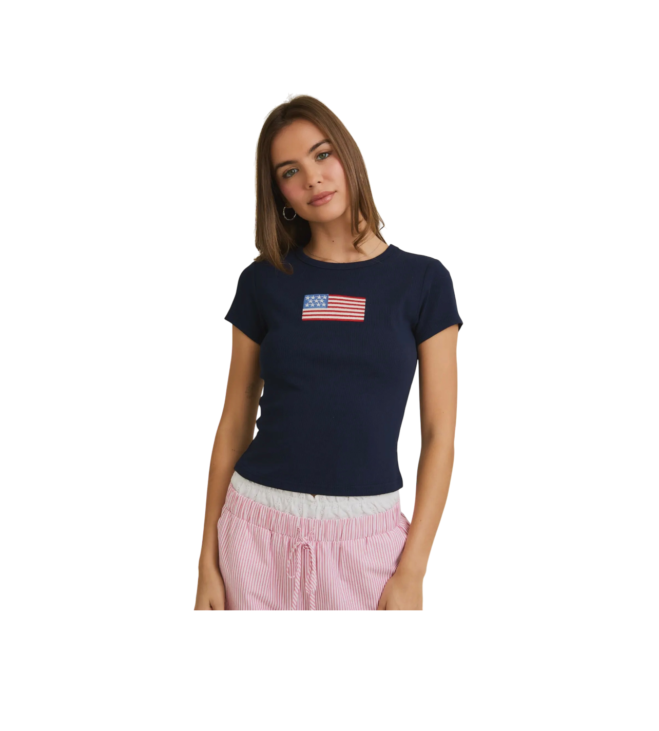 Le Lis USA Tee Navy